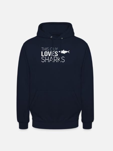 Typ Hai Spruch - Unisex Hoodie - Navy