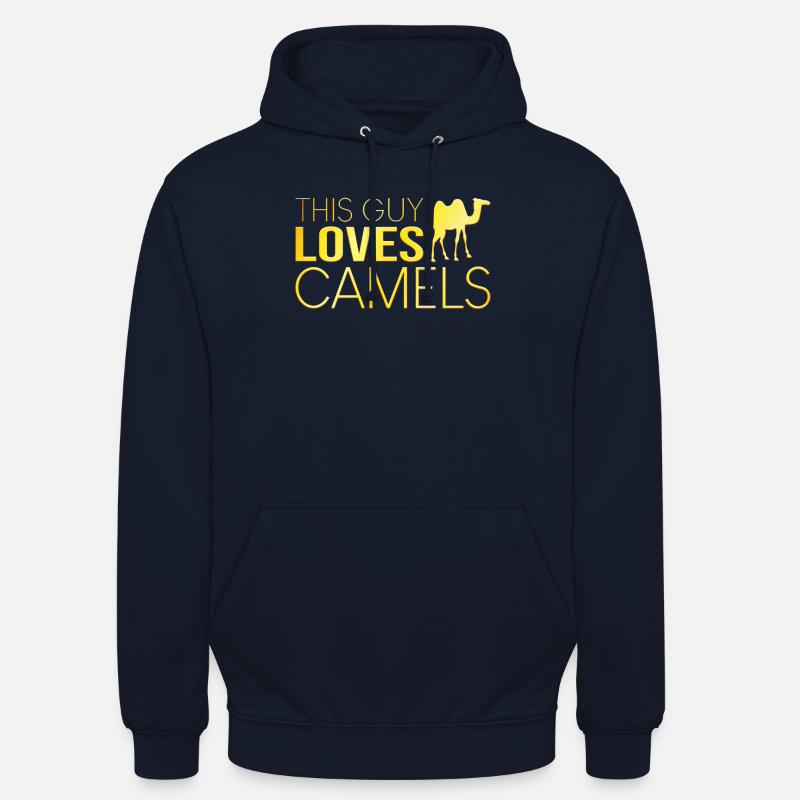 Typ Kamel Spruch - Unisex Hoodie - Navy