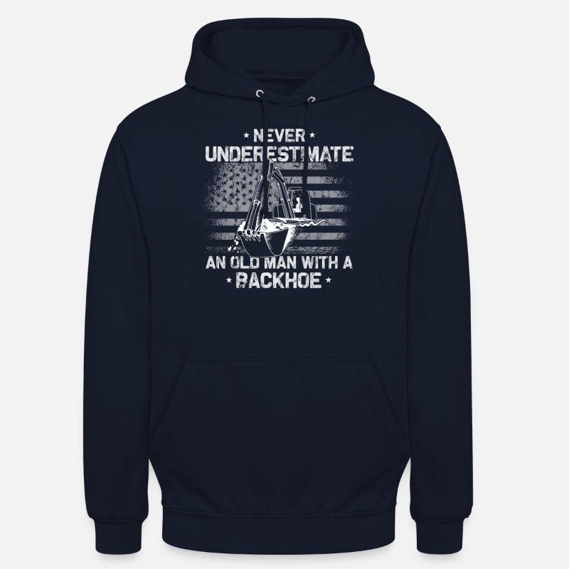 Baggerbagger baggerfahrer Dad - Unisex Hoodie - Navy