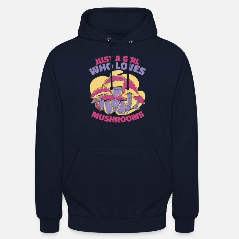 Champignons Champignons Champignon Champignon - Sweat-shirt à capuche unisexe - marine