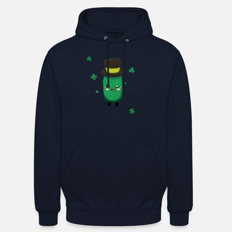 Saint Patrick - Concombre - Sweat-shirt à capuche unisexe - marine