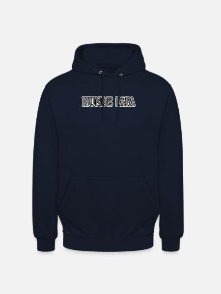 Hunde Papa - Unisex Hoodie - Navy