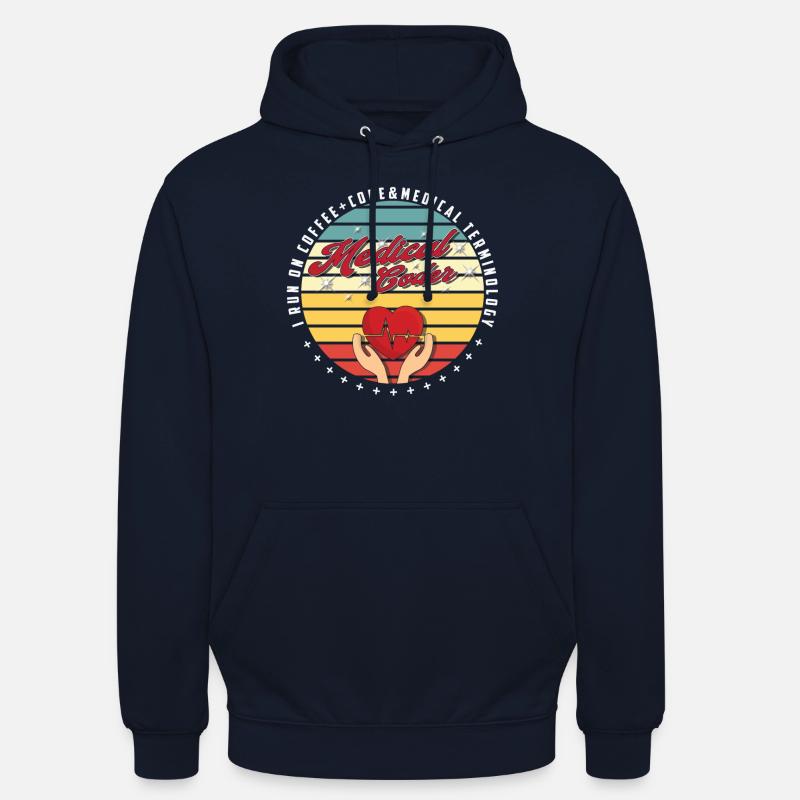 Medical Assistant - Medical Coder - Unisex Hoodie - navy