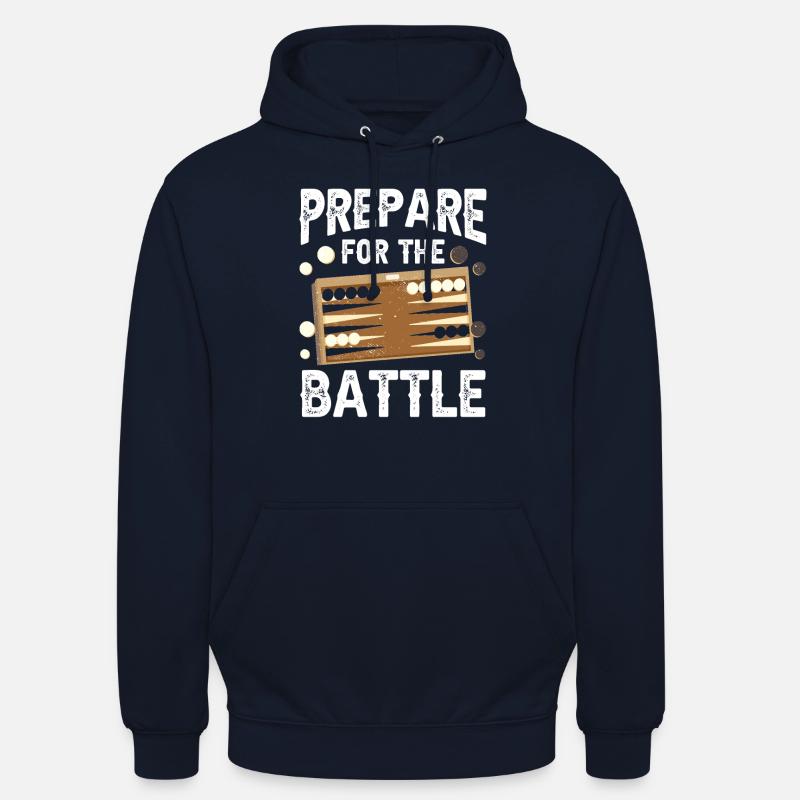 Board Game Funny Backgammon - Unisex Hoodie - navy