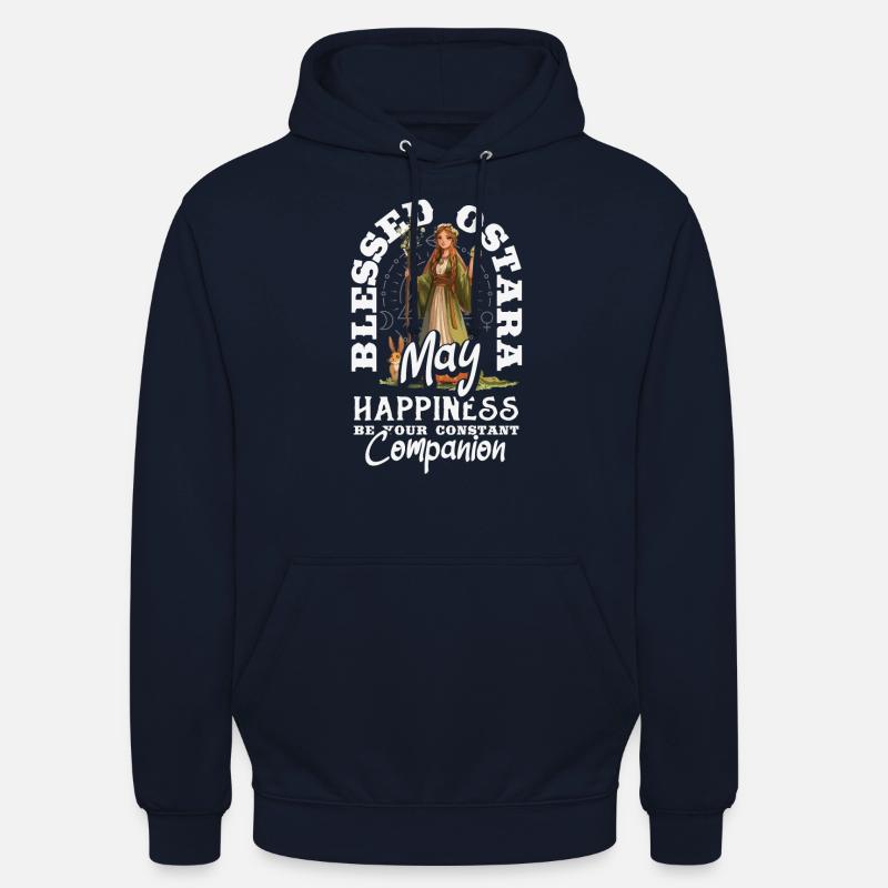 Easter Eostre Pagan Spring - Unisex Hoodie - navy
