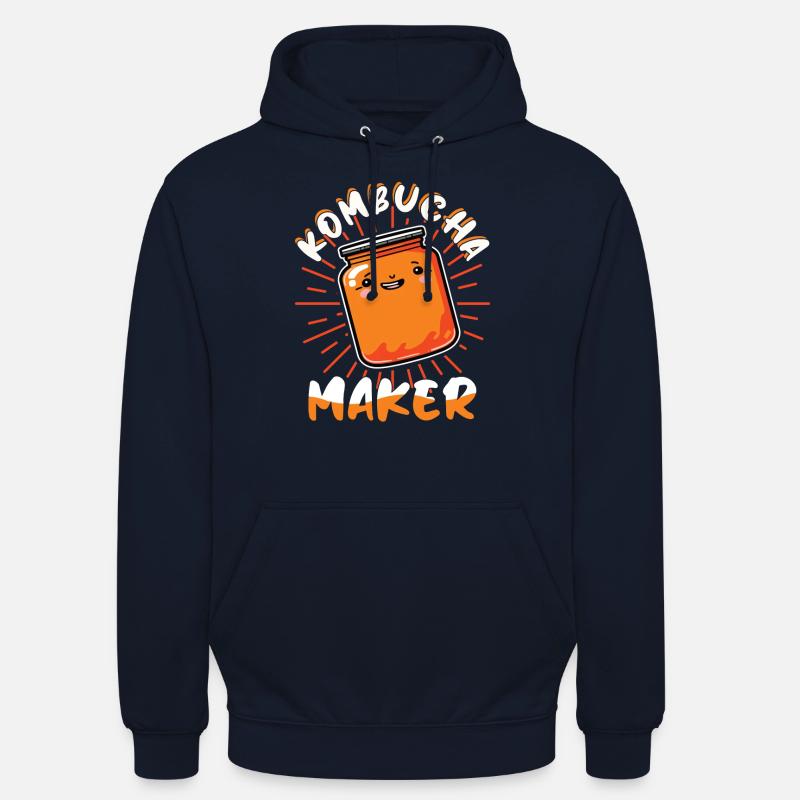 Kombucha Maker Kombucha Tea Lovers - Sweat-shirt à capuche unisexe - marine