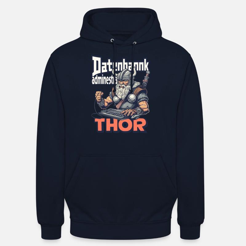 Datenbankadministrathor Codierung Datenanalyst - Unisex Hoodie - Navy