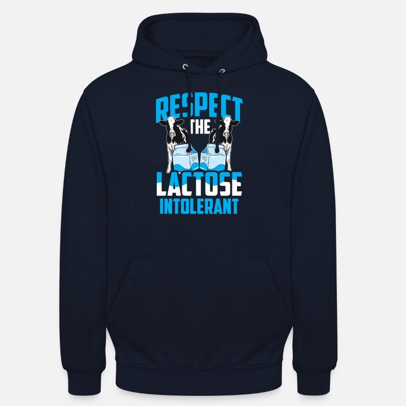 Laktosetolerant Oder Laktoseintolerant - Unisex Hoodie - Navy