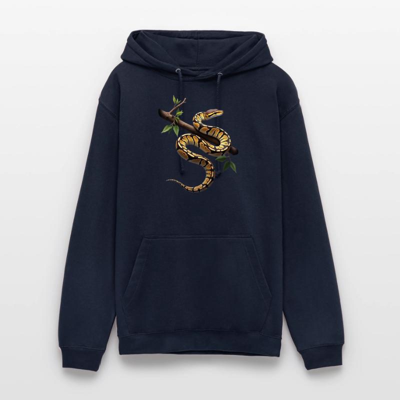 Königspython Schlangen Liebhaber Terrarium Python Unisex Hoodie
