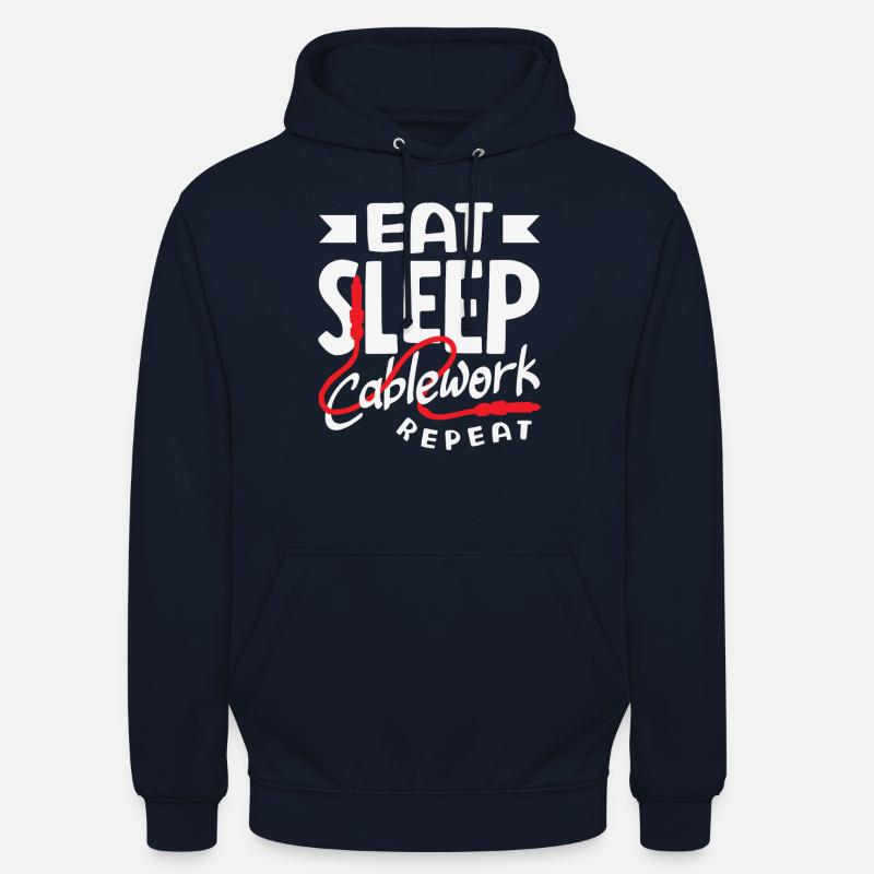 Lustiger Audiovisueller Techniker AV Tec - Unisex Hoodie - Navy