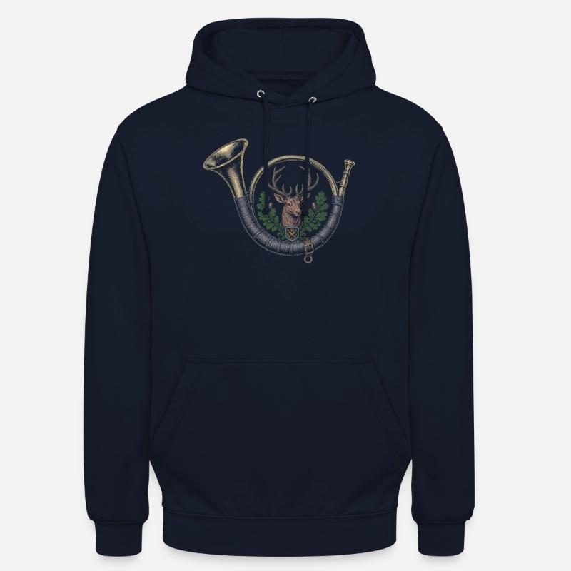 clairon - Sweat-shirt à capuche unisexe - marine