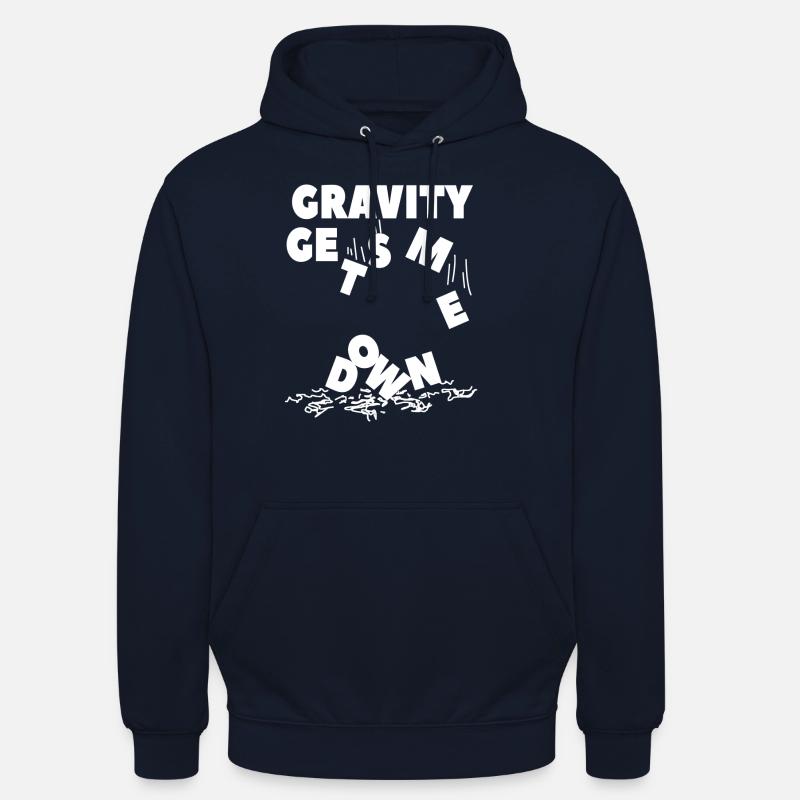 Gravity Physics - Gravity Physics - Say nerd - Unisex Hoodie - navy