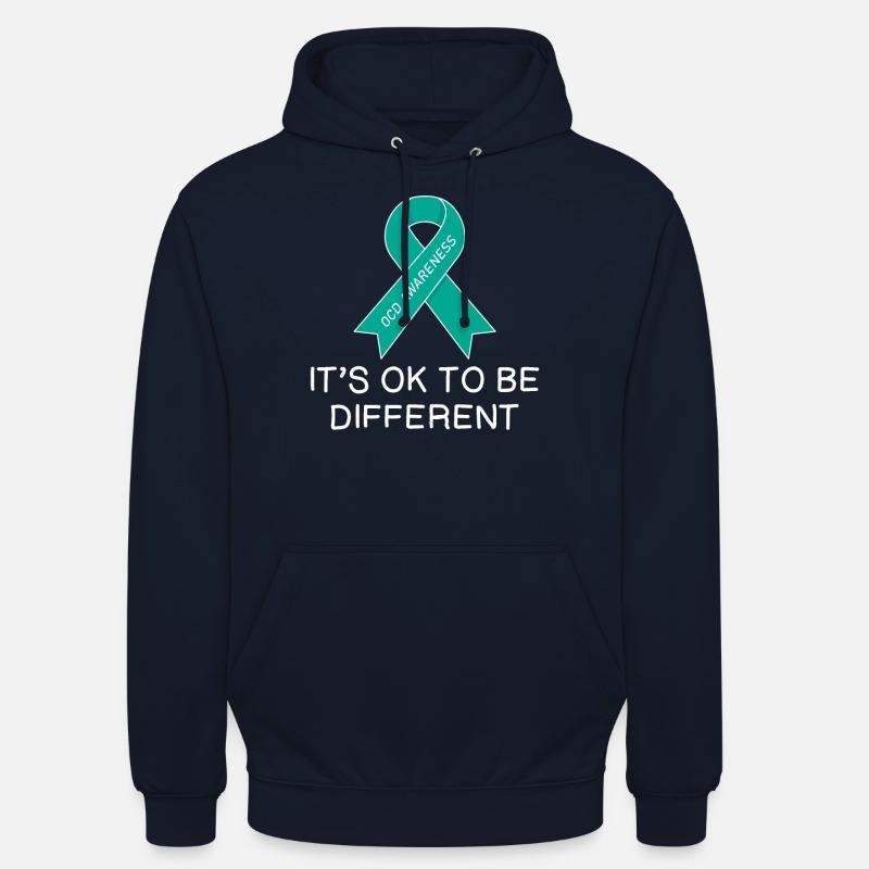 Différents trouble obsessionnel-compulsif TOC - Sweat-shirt à capuche unisexe - marine