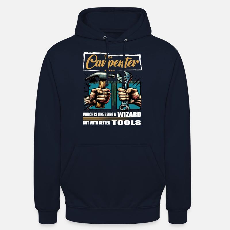 Carpenter Beruf Spruch Arbeiter - Unisex Hoodie - Navy