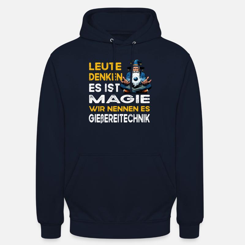 People Thinking Magic Foundry Technology - Unisex Hoodie - navy