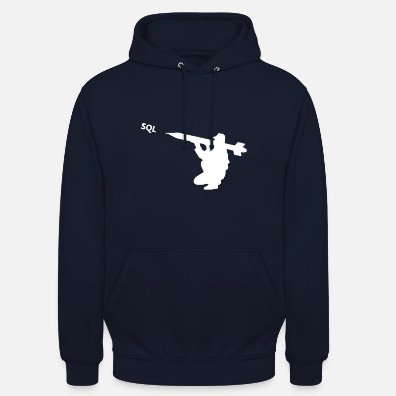 Launches SQL query - Unisex Hoodie - navy