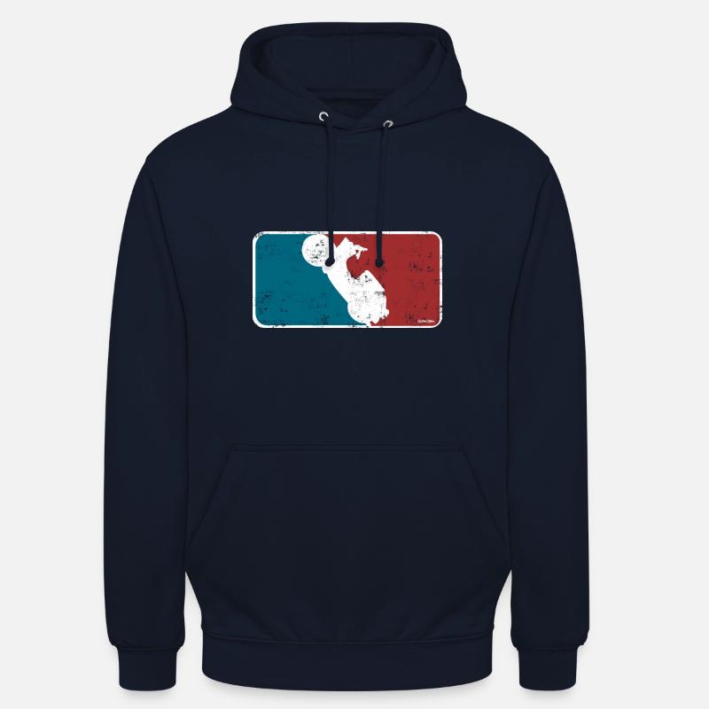 Simson Schwalbe Baseballdesign Logo - Unisex Hoodie - Navy