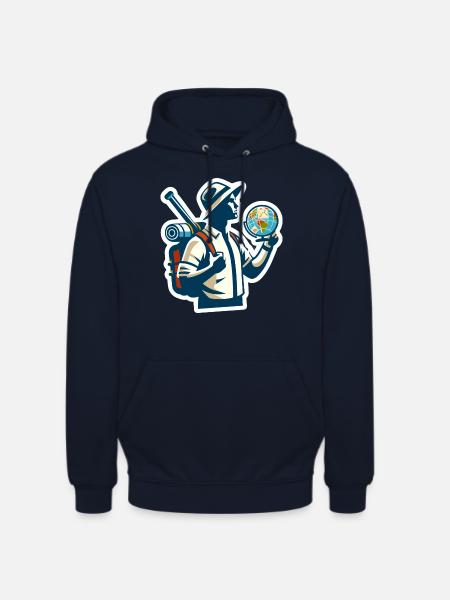 Überall und Nirgendwo - Unisex Hoodie - Navy
