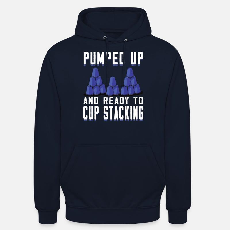 Empilage de gobelets Speed Stacker - Sweat-shirt à capuche unisexe - marine