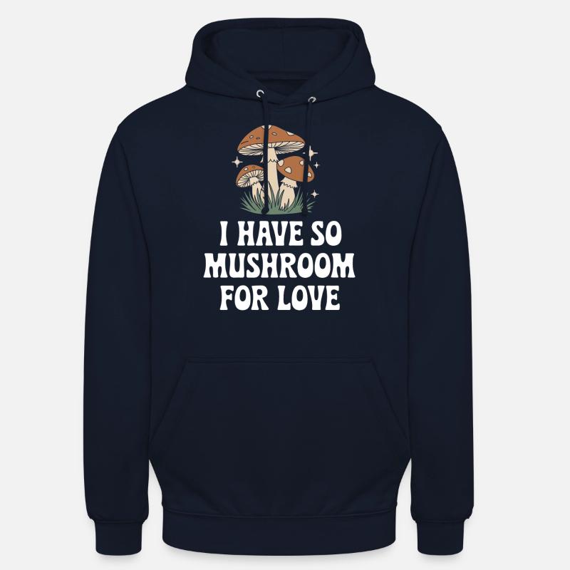 Champignons Champignons Champignon Champignon - Sweat-shirt à capuche unisexe - marine
