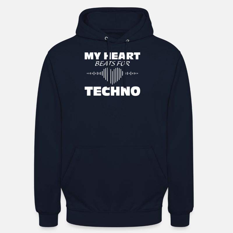 Techno - Unisex Hoodie - navy