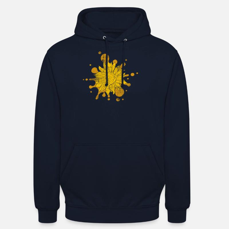 Girasole - Felpa con cappuccio unisex - blu scuro