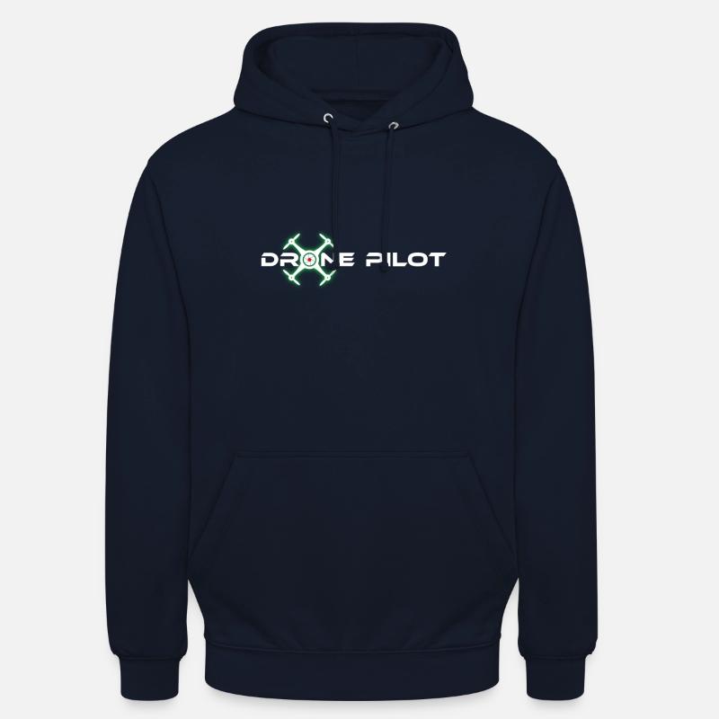 Drone pilot glow effect - Unisex Hoodie - navy