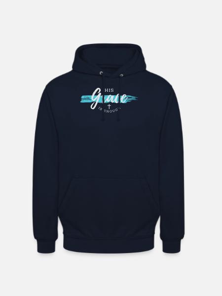Gnade, Christliches Geschenk, Gnade - Unisex Hoodie - Navy