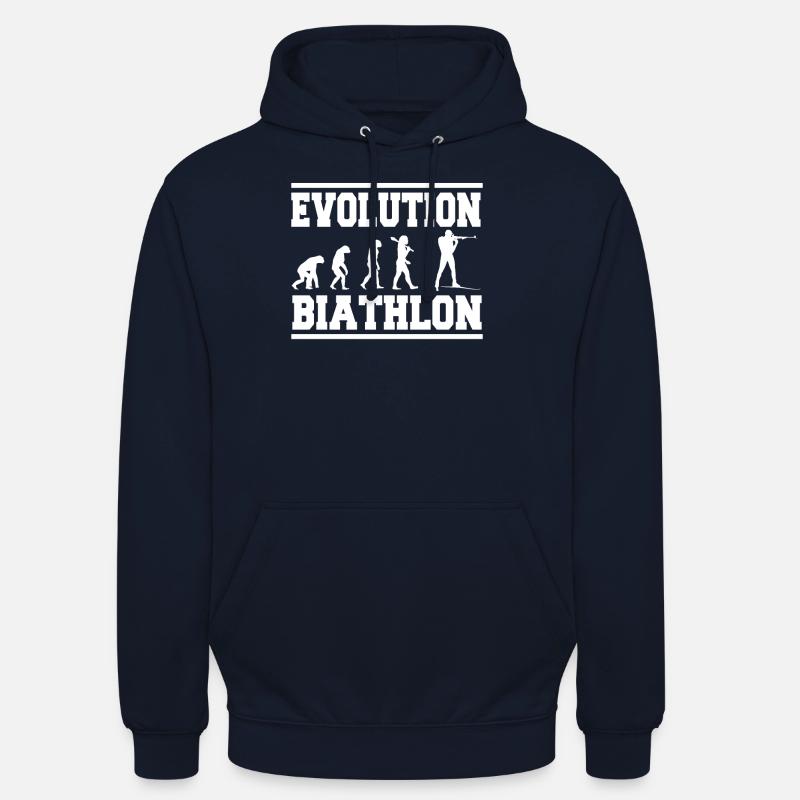 Evolution Biathlon - Unisex Hoodie - Navy