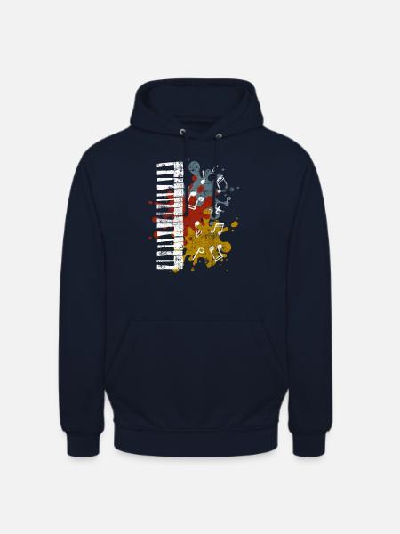 Klavier - Unisex Hoodie - Navy