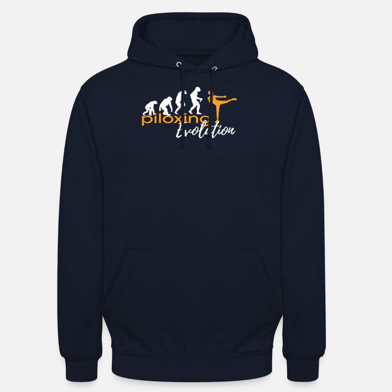 EVOLUTION DU PILOXING - Sweat-shirt à capuche unisexe - marine