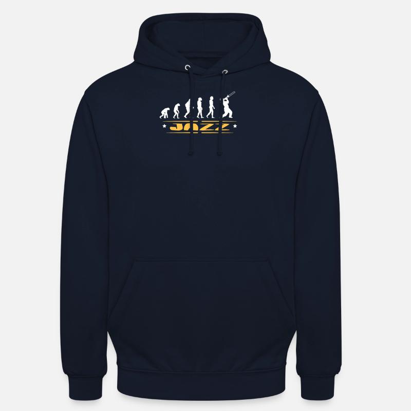 EVOLUTION JAZZ - Sweat-shirt à capuche unisexe - marine