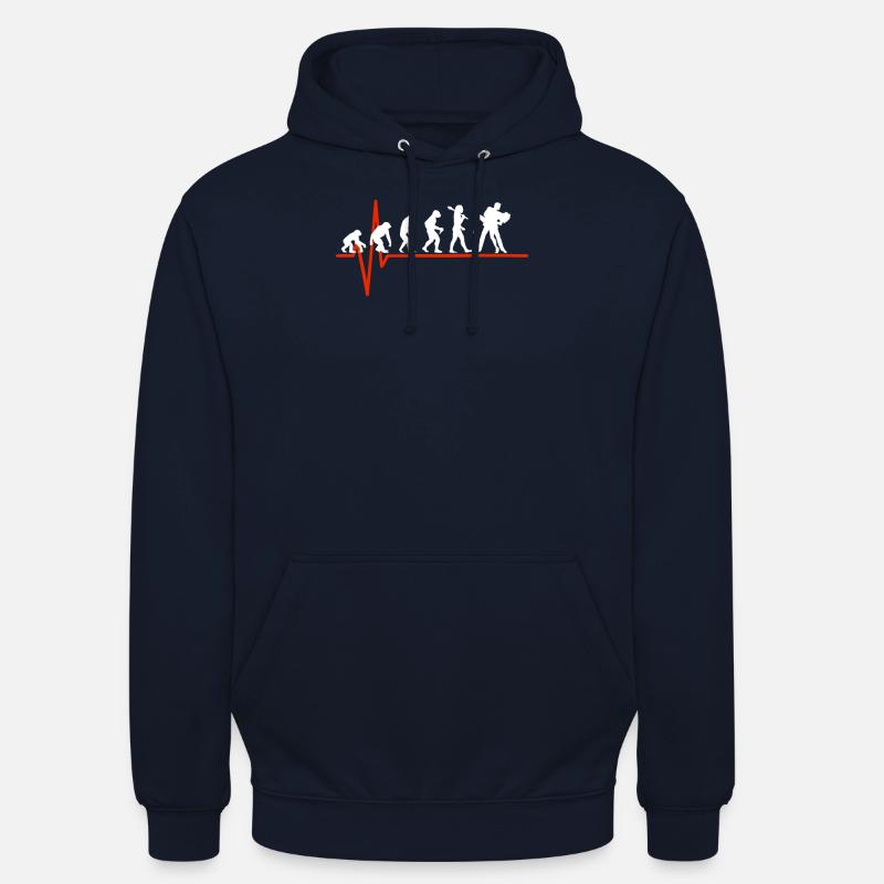 Tango Heartbeat - ÉVOLUTION DU TANGO - Sweat-shirt à capuche unisexe - marine