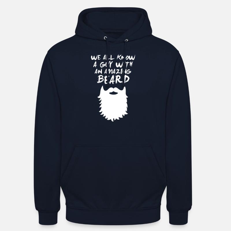 Bart - Beard - Unisex Hoodie - Navy