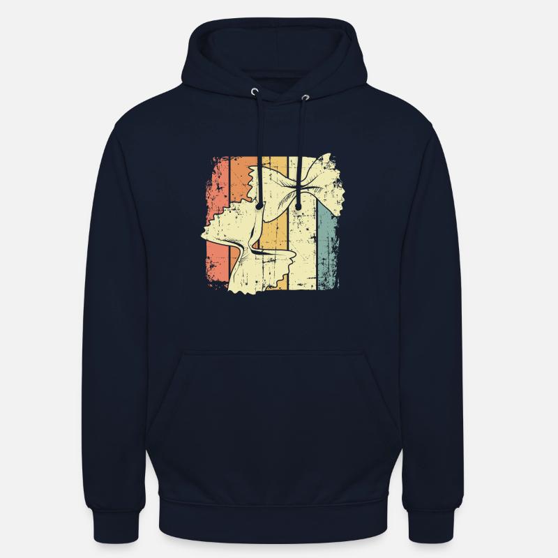 Cuisson des pâtes - Sweat-shirt à capuche unisexe - marine