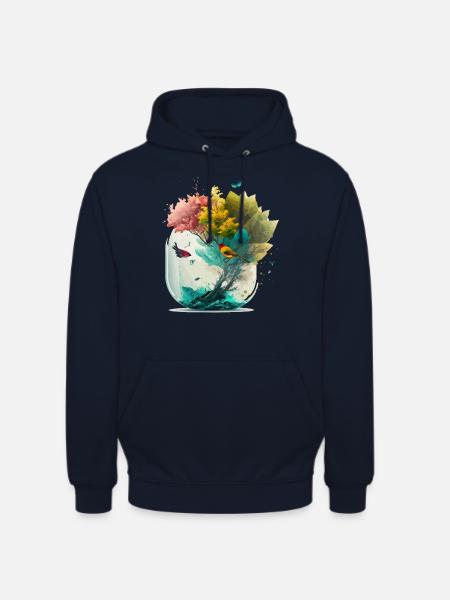 The miniature forest - Unisex Hoodie - navy