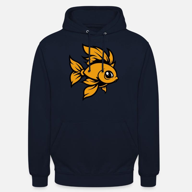 goldfisch fisch comic - Unisex Hoodie - Navy