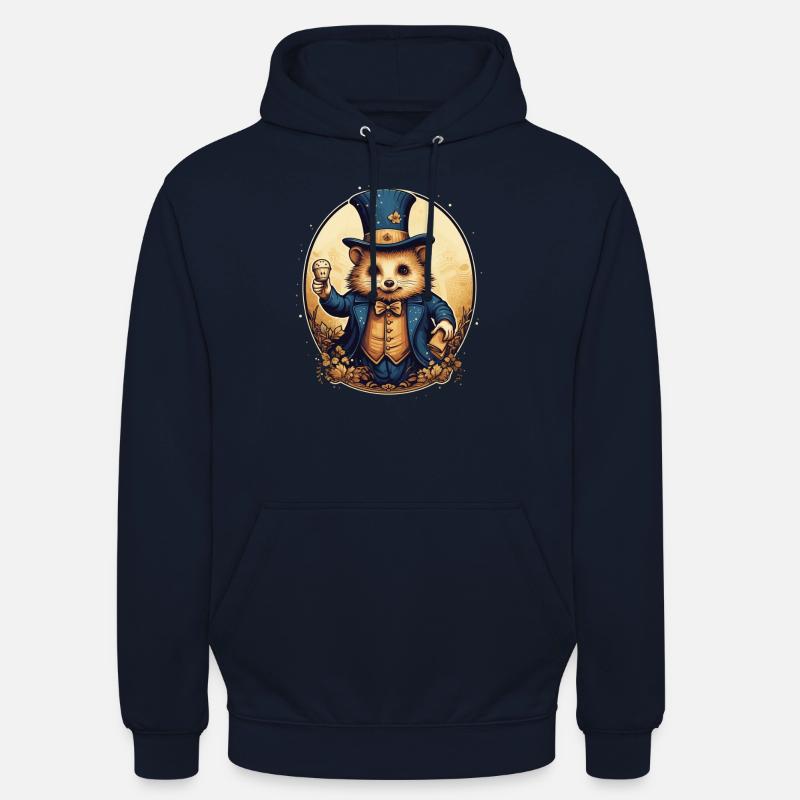 Hamster conjures magic wizard - Unisex Hoodie - undefined
