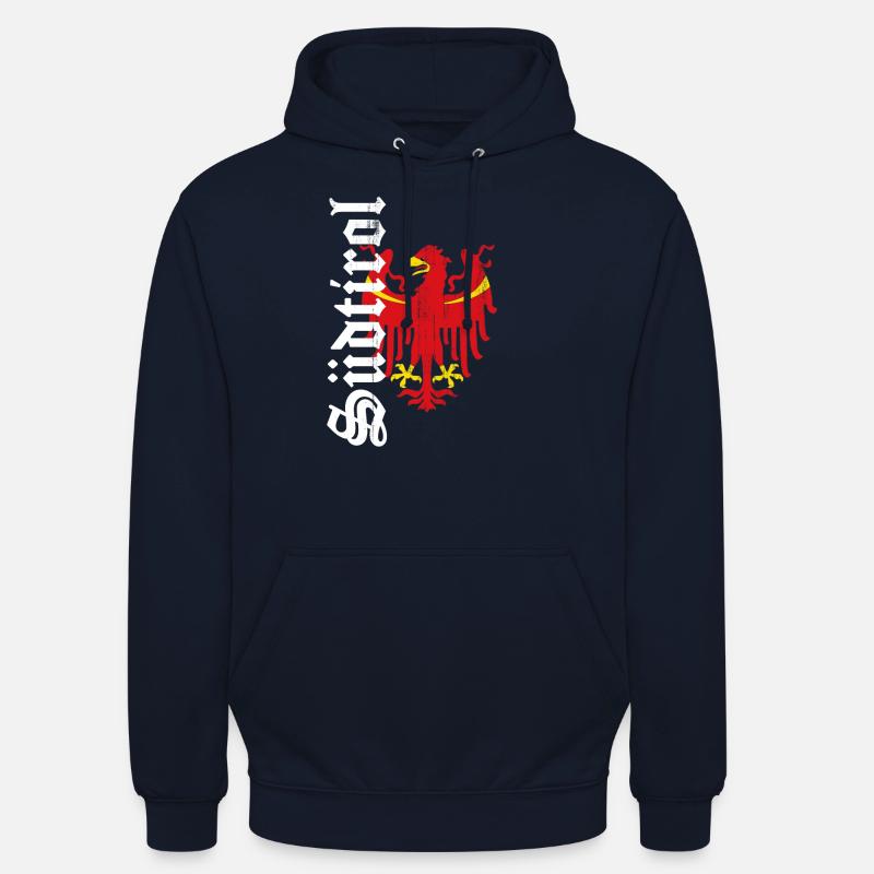Tyrol du Sud - Sweat-shirt à capuche unisexe - marine