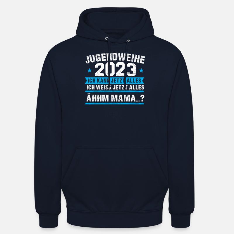 Jugendweihe 2023 Mädchen Junge - Unisex Hoodie - Navy