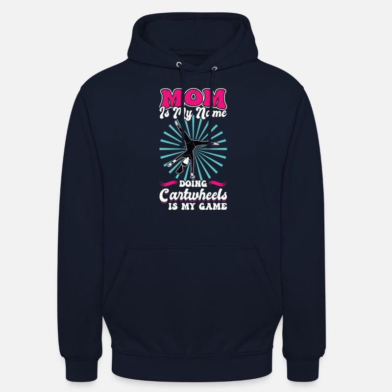 Maman roue de charrette - Sweat-shirt à capuche unisexe - marine