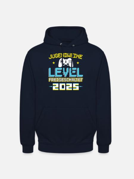 Jugendweihe 2025 Mädchen Junge - Unisex Hoodie - Navy