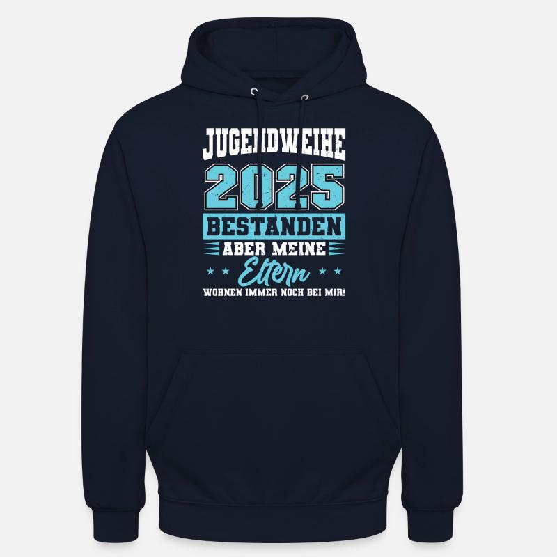 Jugendweihe 2025 Mädchen Junge - Unisex Hoodie - Navy