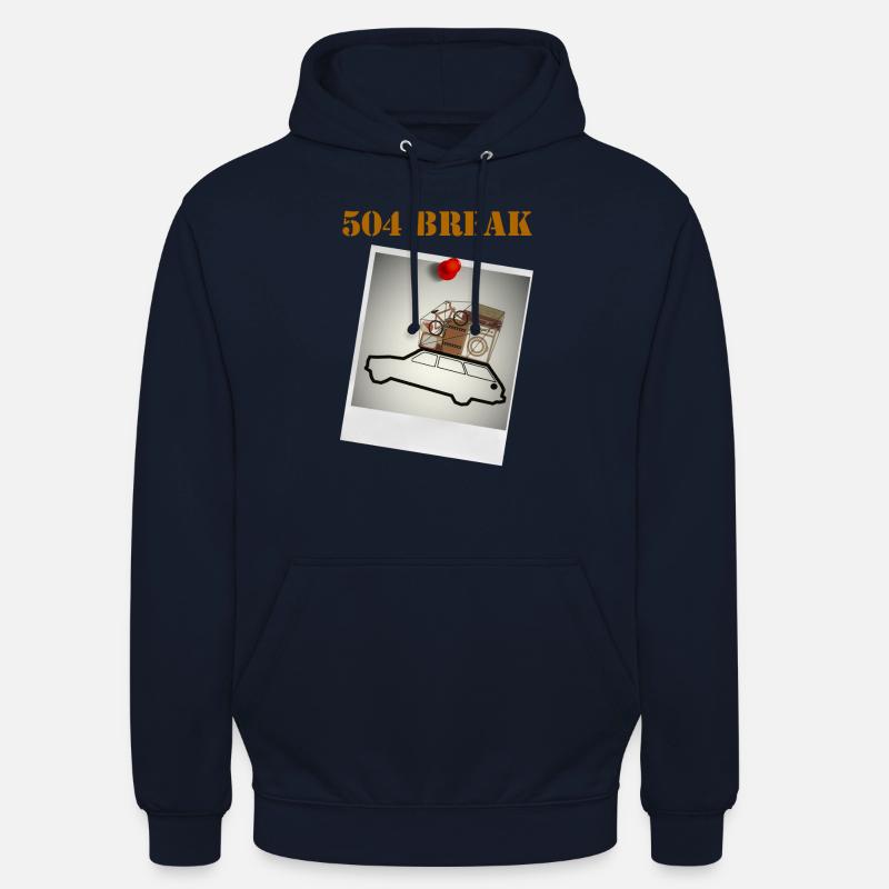 504 BREAK - Sweat-shirt à capuche unisexe - marine