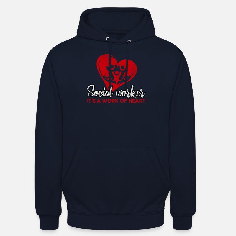 Difference Maker Proud Sozialarbeiter - Unisex Hoodie - Navy