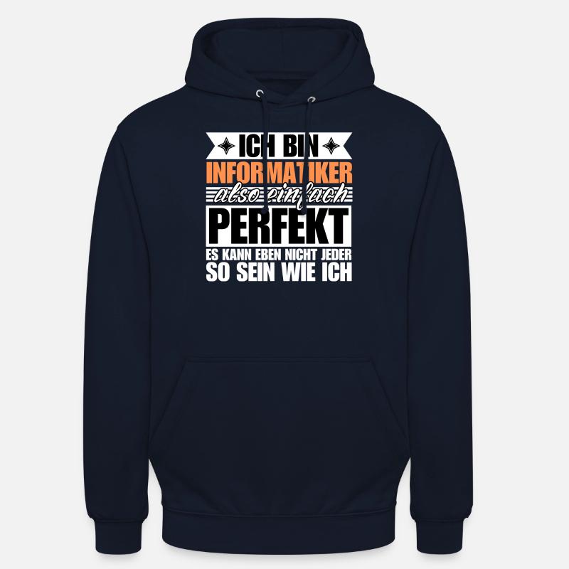 Perfekter Informatiker - Unisex Hoodie - Navy