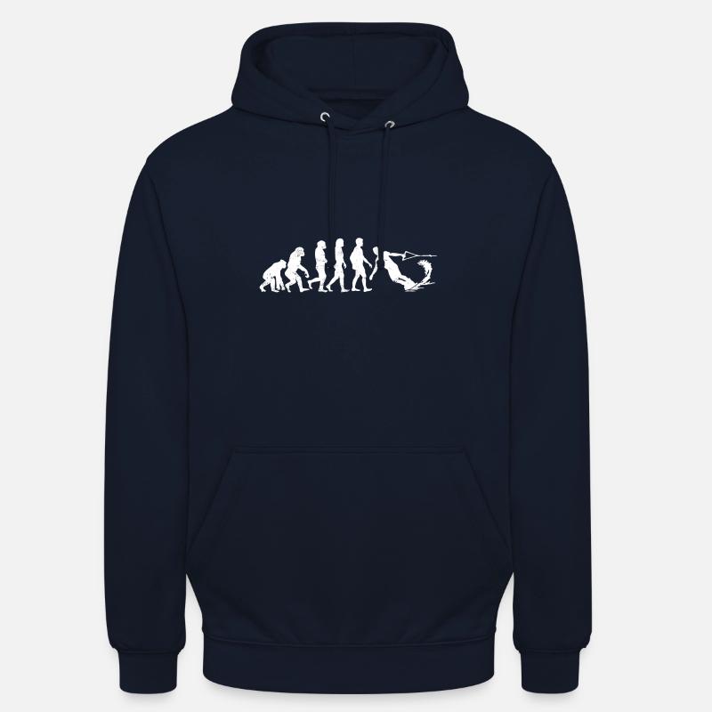 wakeboarder evolution wakeboard geschenk wasser - Unisex Hoodie - Navy