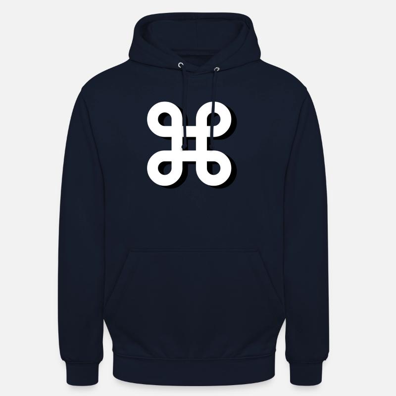 command ⌘ - Unisex Hoodie - Navy