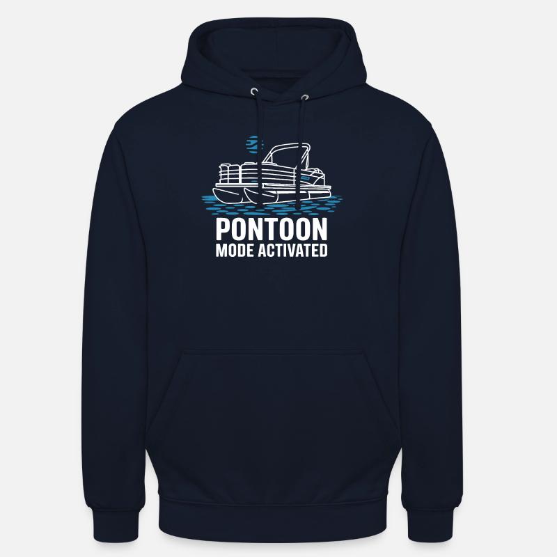  Pontoon Mode Activated Pontonboot Sommer - Unisex Hoodie - Navy