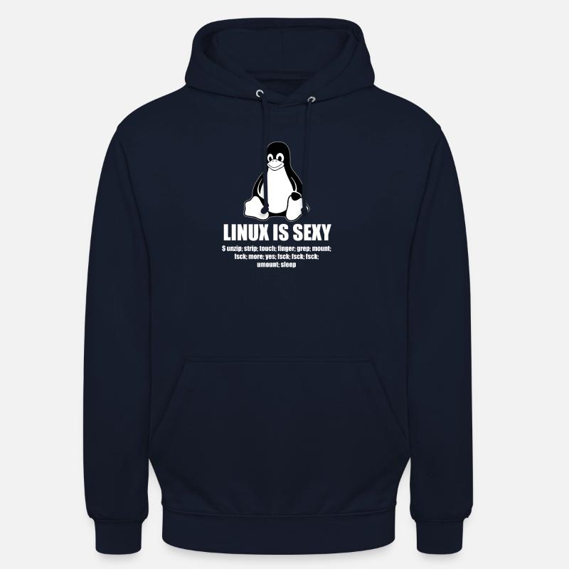 Linux Root SUDO Unix Shell Sexy funny gift Unisex Hoodie